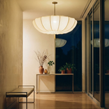 Velara | Contemporary Fabric Pendant Light with Sculptural Cloud Design and Warm Ambient Lighting