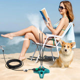 Avenore | Freestanding Patio Misting System with Adjustable Nozzles for Garden, Patio and Greenhouse