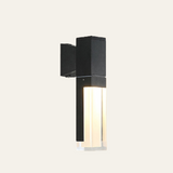 Nalo | Slim Outdoor Wall Light with IP65 Rating in Aluminium and Acrylic with Warm, Neutral or Cool White LED