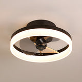 Bano | Modern Ceiling Fan with LED Light, Reversible DC Motor and Clear Blades for Living Room and Bedroom