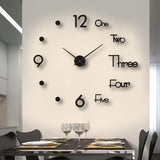 Trevix | Modern Wall Clock 3D Modern Large Decorative Clock with Silent Movement for Home Interiors