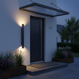 Selvik | Modern Aluminium Outdoor Wall Light with IP65 Rating in Four Lengths for Garden, Patio and Driveway