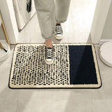 Orvyn | Modern Anti-Slip Bathroom Rug with Soft Polyester Acrylic Blend