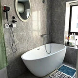 Orvyn | Modern Anti-Slip Bathroom Rug with Soft Polyester Acrylic Blend