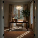 Sirela | Vintage Pumpkin Glass Pendant Light with Coloured Shades for Dining Rooms & Kitchens