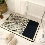 Orvyn | Modern Anti-Slip Bathroom Rug with Soft Polyester Acrylic Blend