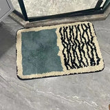 Orvyn | Modern Anti-Slip Bathroom Rug with Soft Polyester Acrylic Blend