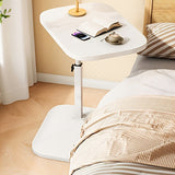 Lorvain | Adjustable Height Side Table in Wood and Metal in Five Colours for Sofa and Bedside Use