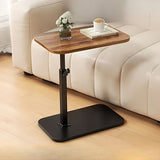 Lorvain | Adjustable Height Side Table in Wood and Metal in Five Colours for Sofa and Bedside Use