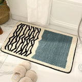 Orvyn | Modern Anti-Slip Bathroom Rug with Soft Polyester Acrylic Blend