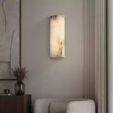 Campbell | Luxury Alabaster Wall Lamp Modern LED Wall Light for Living Room, Bedroom and Hallway Interiors