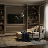 Meliora | Adjustable Metal Floor Light with Telescopic Arm for Living Rooms and Bedrooms