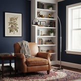 Meliora | Adjustable Metal Floor Light with Telescopic Arm for Living Rooms and Bedrooms