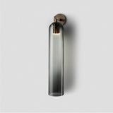Solvane | Luxury Cylindrical Glass Wall Sconce with GU10 LED Fitting for Modern Interiors