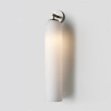 Solvane | Luxury Cylindrical Glass Wall Sconce with GU10 LED Fitting for Modern Interiors