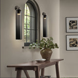 Solvane | Luxury Cylindrical Glass Wall Sconce with GU10 LED Fitting for Modern Interiors