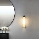 Solvane | Luxury Cylindrical Glass Wall Sconce with GU10 LED Fitting for Modern Interiors