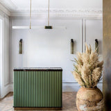 Solvane | Luxury Cylindrical Glass Wall Sconce with GU10 LED Fitting for Modern Interiors