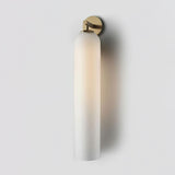 Solvane | Luxury Cylindrical Glass Wall Sconce with GU10 LED Fitting for Modern Interiors
