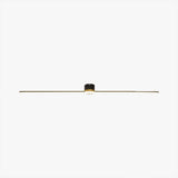 Lunorix | Modern Linear Ceiling Light Slim LED Flush Mount for Contemporary Living Room and Bedroom Lighting