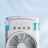 Portable Mini Humidifier Fan – 2-in-1 Desktop Air Cooler
