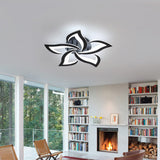 Lysellea | Contemporary Flower Ceiling Light with Integrated LED and Decorative Acrylic Design