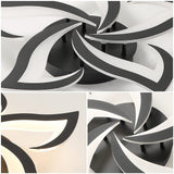 Lysellea | Contemporary Flower Ceiling Light with Integrated LED and Decorative Acrylic Design