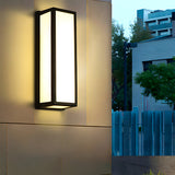 Sava | Black Aluminium Outdoor Wall Light with IP65 Rating in Two Sizes for Garden, Patio and Entrance