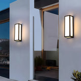 Sava | Black Aluminium Outdoor Wall Light with IP65 Rating in Two Sizes for Garden, Patio and Entrance
