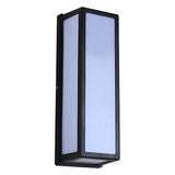 Sava | Black Aluminium Outdoor Wall Light with IP65 Rating in Two Sizes for Garden, Patio and Entrance