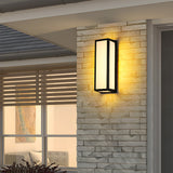 Sava | Black Aluminium Outdoor Wall Light with IP65 Rating in Two Sizes for Garden, Patio and Entrance