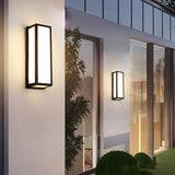 Sava | Black Aluminium Outdoor Wall Light with IP65 Rating in Two Sizes for Garden, Patio and Entrance