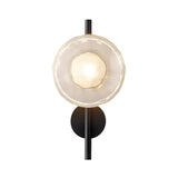 Noreva | Sculptural Glass Wall Light with Integrated LED for Modern Interior Lighting