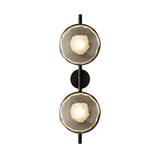Noreva | Sculptural Glass Wall Light with Integrated LED for Modern Interior Lighting