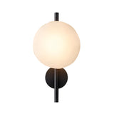 Noreva | Sculptural Glass Wall Light with Integrated LED for Modern Interior Lighting