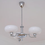 Lioraen | Modern Deco Glass Chandelier in Gold or Chrome Finish for Contemporary Interiors