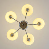 Lioraen | Modern Deco Glass Chandelier in Gold or Chrome Finish for Contemporary Interiors