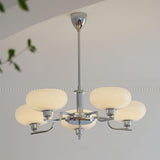 Lioraen | Modern Deco Glass Chandelier in Gold or Chrome Finish for Contemporary Interiors