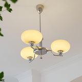 Lioraen | Modern Deco Glass Chandelier in Gold or Chrome Finish for Contemporary Interiors
