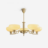 Lioraen | Modern Deco Glass Chandelier in Gold or Chrome Finish for Contemporary Interiors