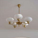 Lioraen | Modern Deco Glass Chandelier in Gold or Chrome Finish for Contemporary Interiors