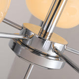 Lioraen | Modern Deco Glass Chandelier in Gold or Chrome Finish for Contemporary Interiors