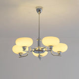 Lioraen | Modern Deco Glass Chandelier in Gold or Chrome Finish for Contemporary Interiors