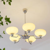 Lioraen | Modern Deco Glass Chandelier in Gold or Chrome Finish for Contemporary Interiors