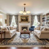 Velmirae | Brass & Wooden Persimmon Chandelier for Elegant Living Rooms