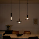Virexo | Industrial Concrete Pendant Light with Cylindrical Cement Shade for Modern Interiors