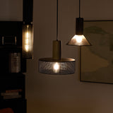 Virexo | Industrial Concrete Pendant Light with Cylindrical Cement Shade for Modern Interiors