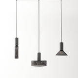 Virexo | Industrial Concrete Pendant Light with Cylindrical Cement Shade for Modern Interiors