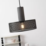 Virexo | Industrial Concrete Pendant Light with Cylindrical Cement Shade for Modern Interiors