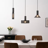 Virexo | Industrial Concrete Pendant Light with Cylindrical Cement Shade for Modern Interiors